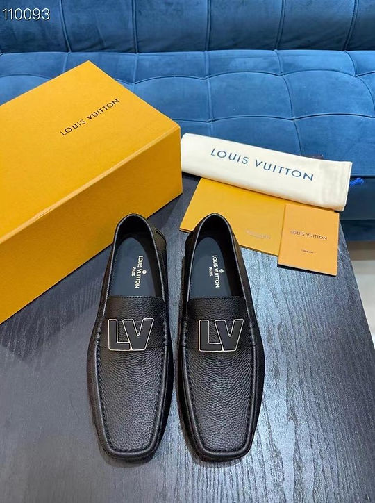 Formal Blue Lv Loafers Shoes