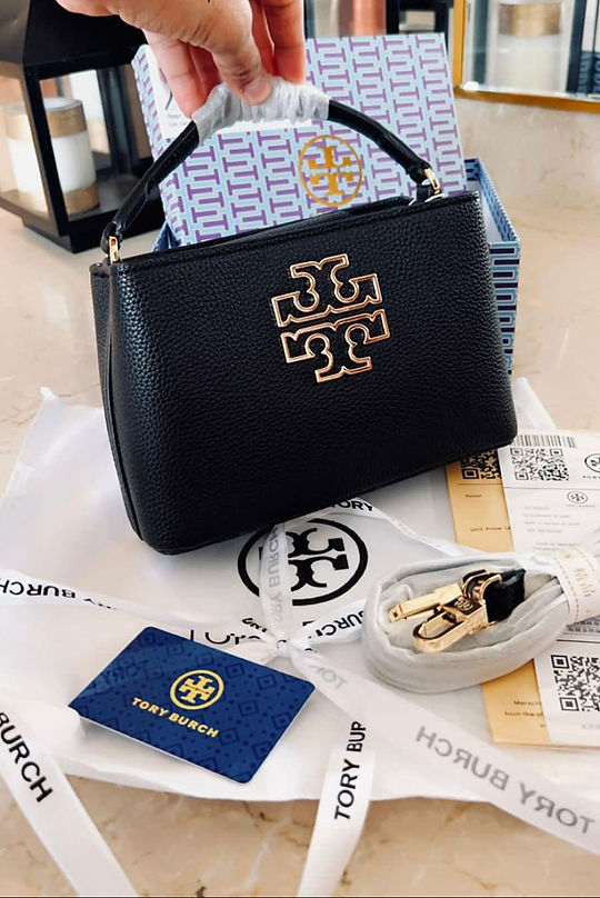 新作★Tory Burch★BRITTEN MICRO SATCHEL 156012 Tory Burch Britten Micro Satchel New Ivory 156012 | eBay
