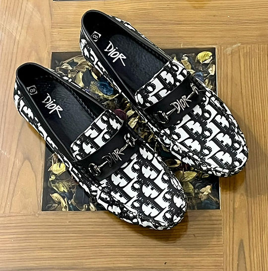 Dior oblique loafers sales