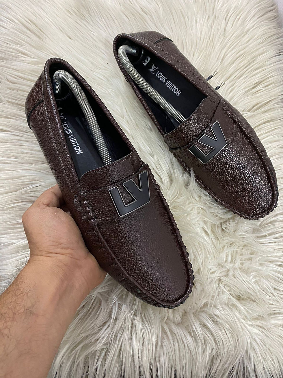 Men's Louis Vuitton LV Buckle Casual Loafers