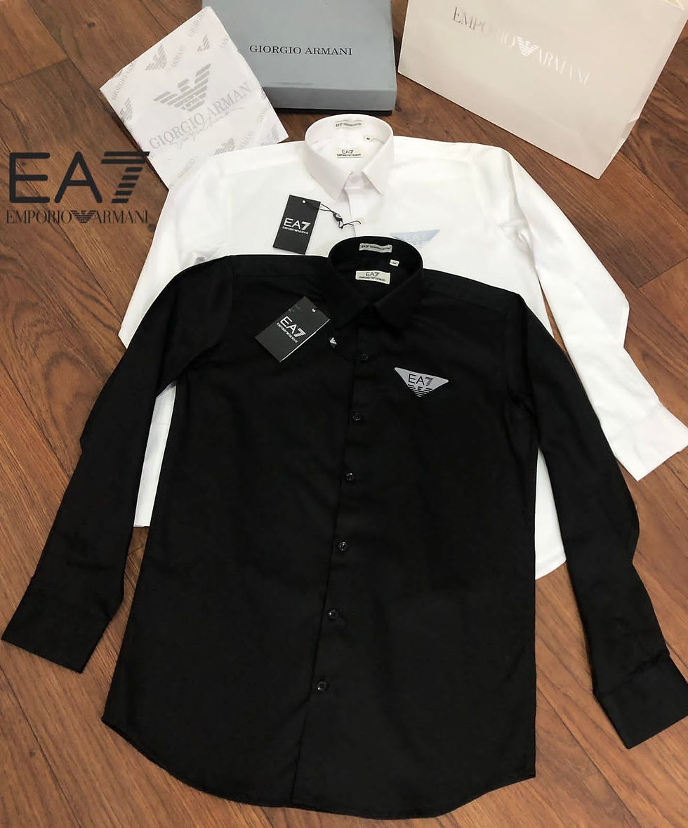 Men’s Emporio Armani Semi Formal Shirts | 2023 collection