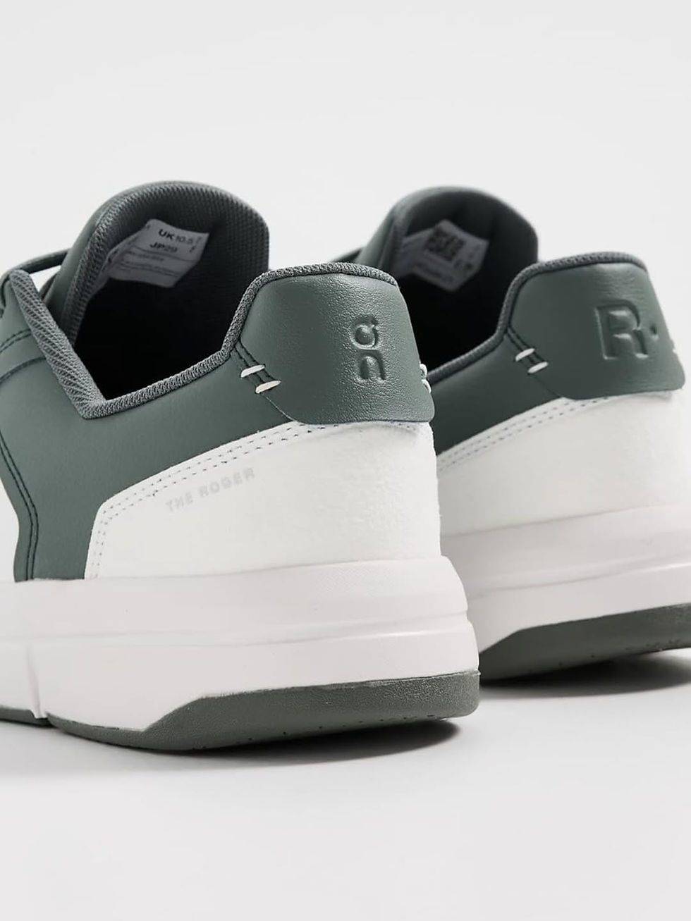 Thumbnail: Men's On The Roger Clubhouse White Olive Sneakers