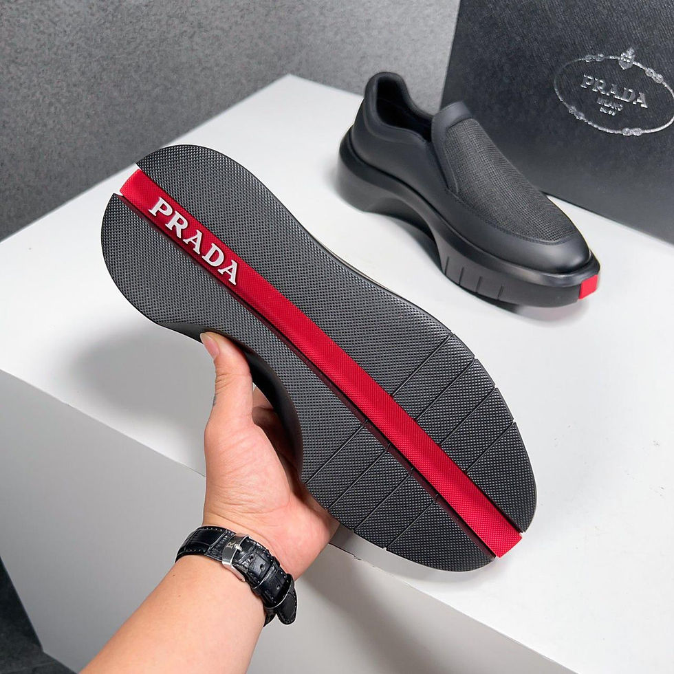 Thumbnail: Men's Prada Slipon Premium Sneakers