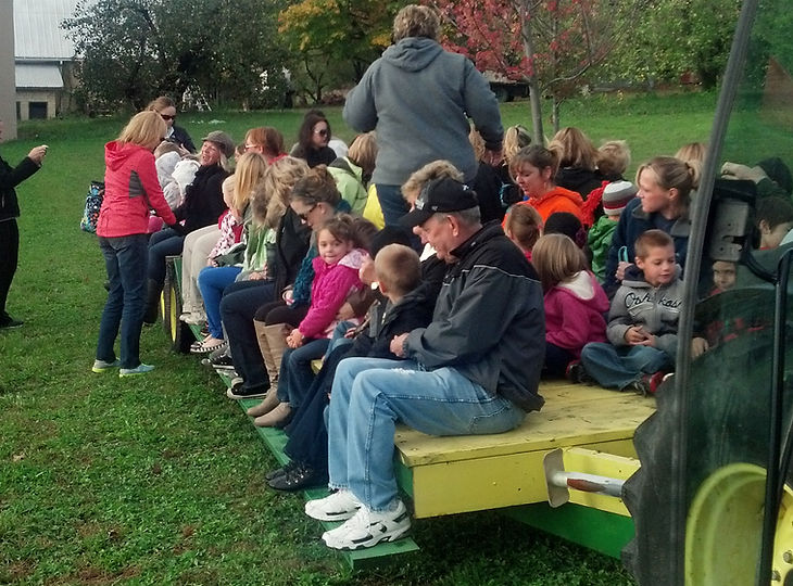 orchard wagon ride