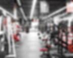 gym exercise machine area
