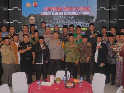 Kapolres Subang Gelar Silaturahmi dengan Elemen Masyarakat untuk Pemeliharaan Kamtibmas Jelang Pilkada