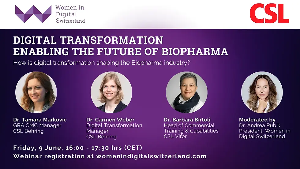 Digital Transformation Enabling the Future of Biopharma
