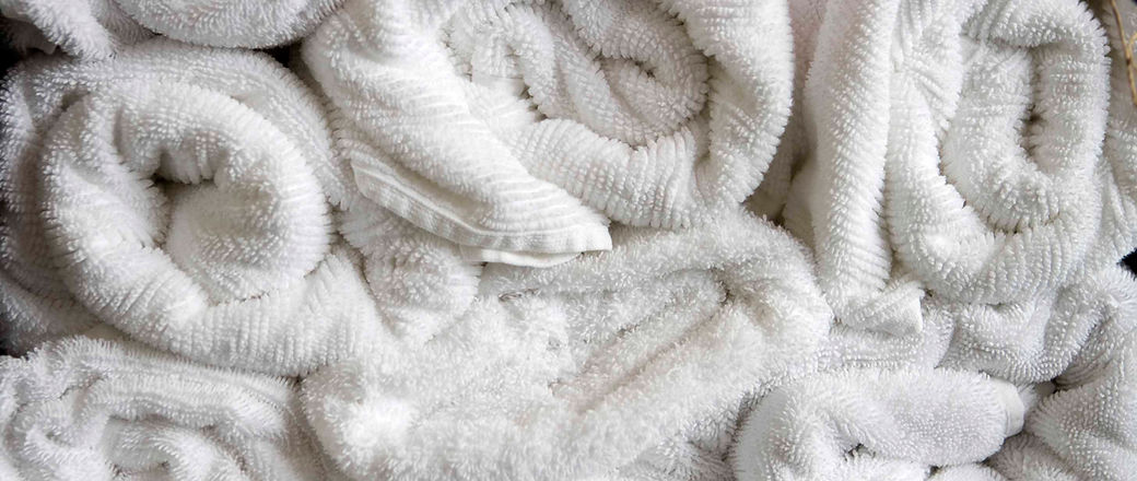 Spa Towels with Flower