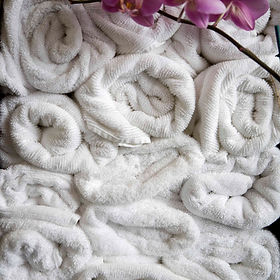 Spa Towels with Flower
