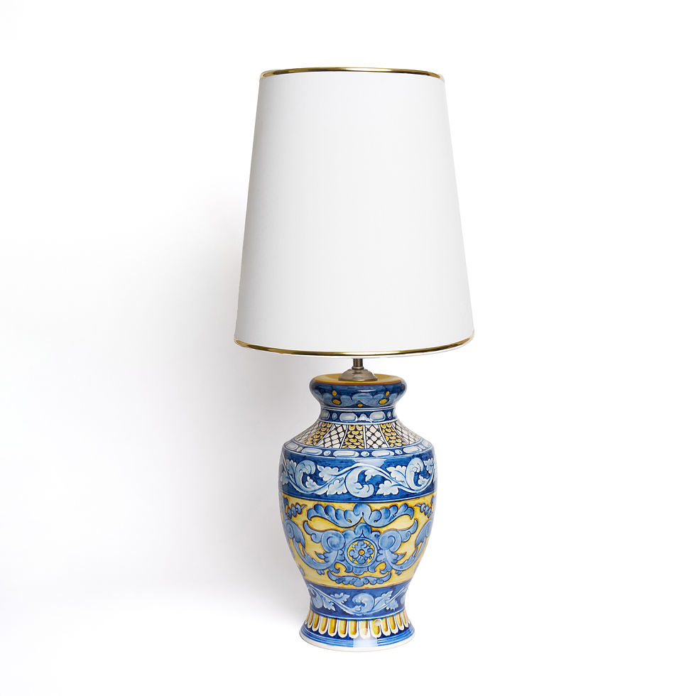 Palmet Seramik Abajur