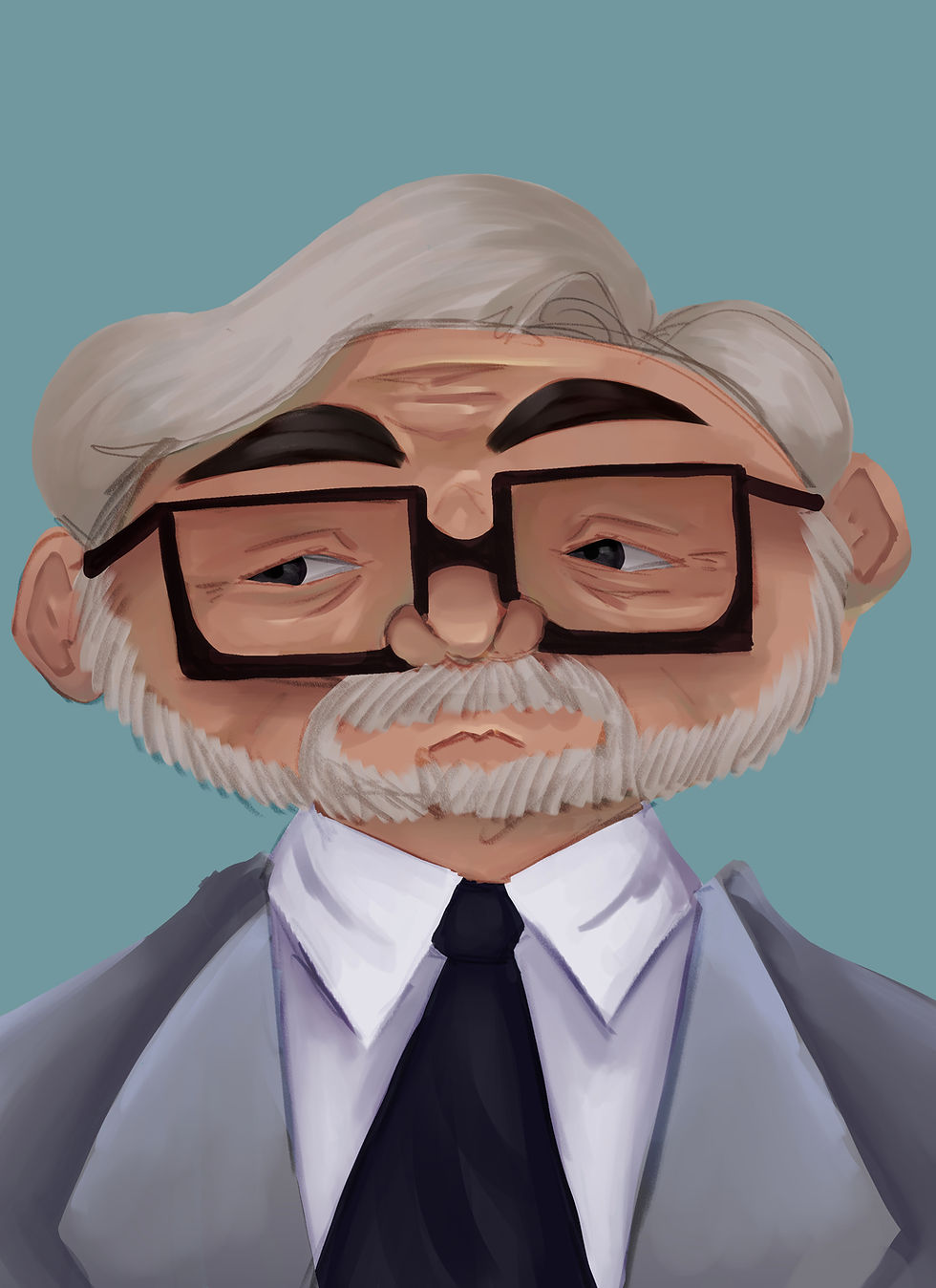 Miyazaki Charicature