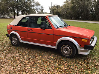 1986 VOLKSWAGEN GOLF CABRIOLET