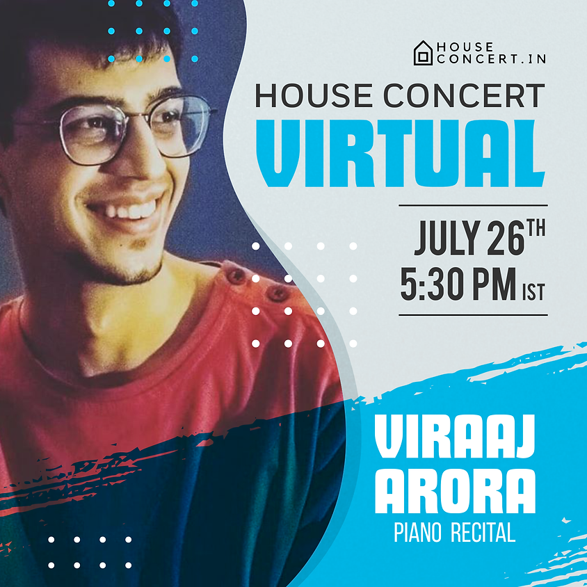 Viraaj Arora - Piano Recital | Live from Bengaluru