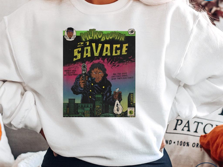 Awesome heroes And Villains metro boomin 21 savage shirt