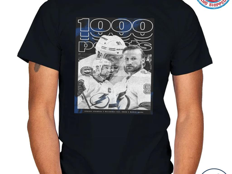 Awesome 1000 Points Steven Stamkos For The Captain Tampa Bay Shirt