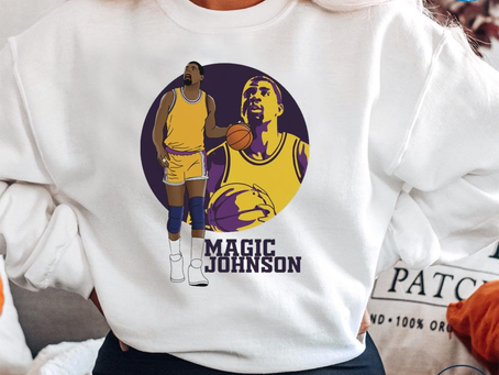 Magic Johnson Fanart Basketball Legend 90s Shirt
