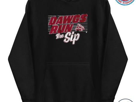 Premium Mississippi State Football Dawgs Run The Sip shirt