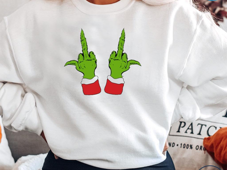 Official grinch middle finger sweater shirt