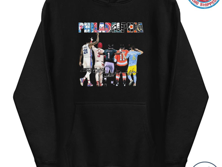 Top philadelphia sports team embiid harper hurts gazdag signatures 2022 shirt