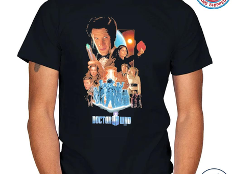 Official doctor 11 Matt Smith Doctor Who Cast Shirt