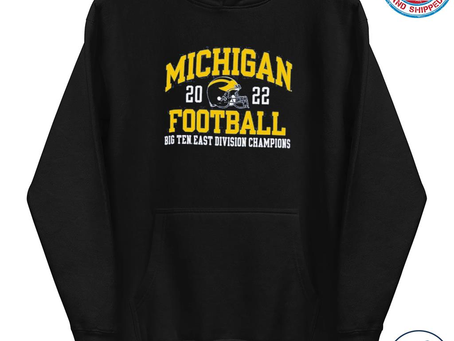 Michigan 2022 Football Big Ten East Division Champions Shirt