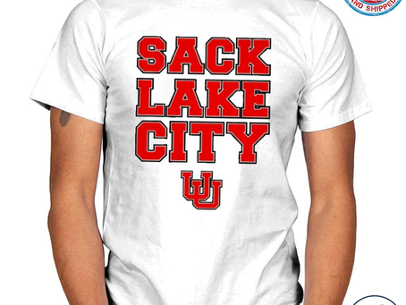Awesome utah football sack lake city shirt