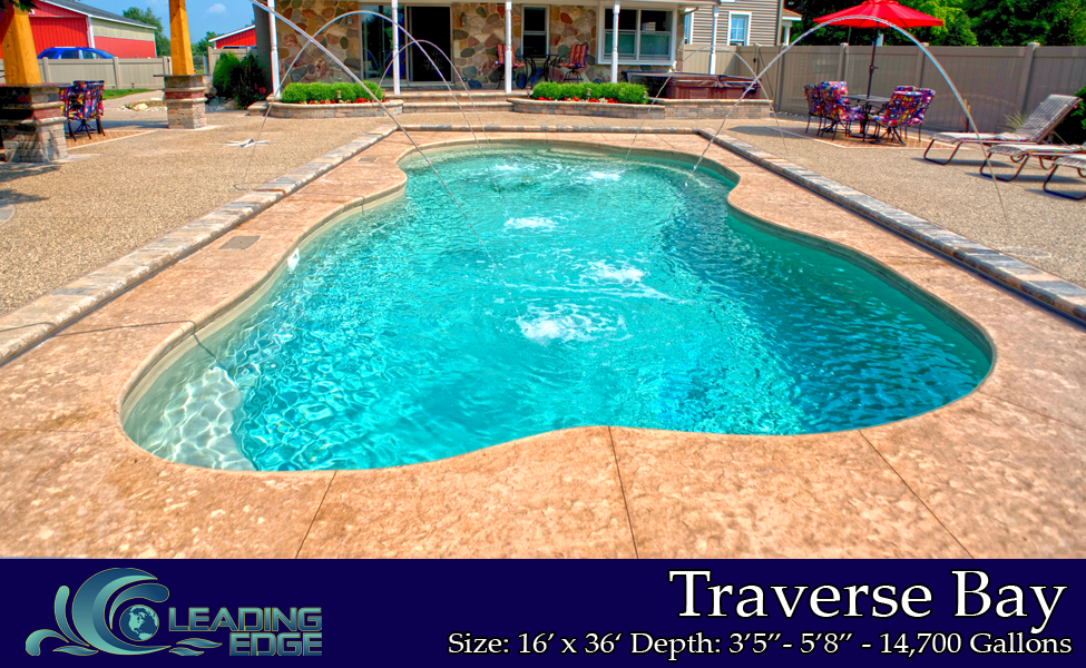 Fiberglass pool manufacture Leading Edge Pools United States