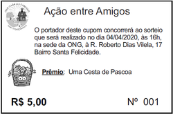 Rifa de páscoa 2020