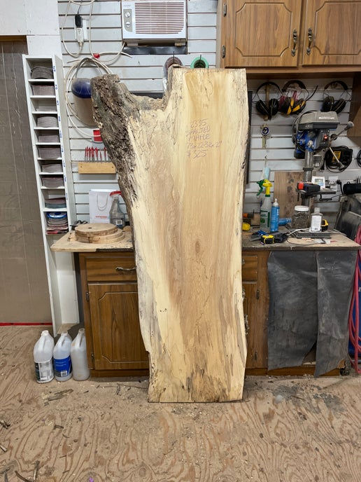 Spalted Maple Crotch Slab