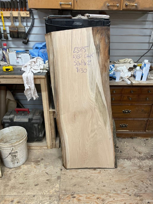 Red Oak Slab