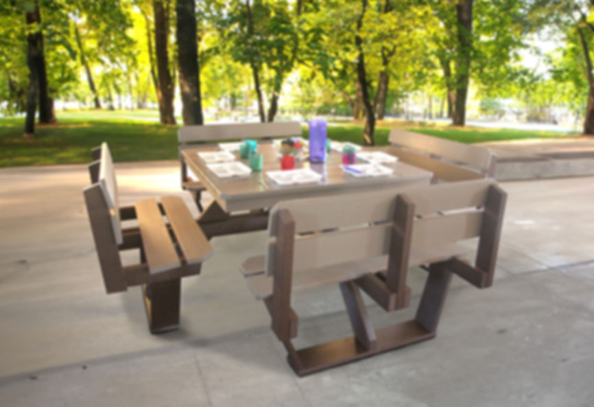 Square Picnic Table