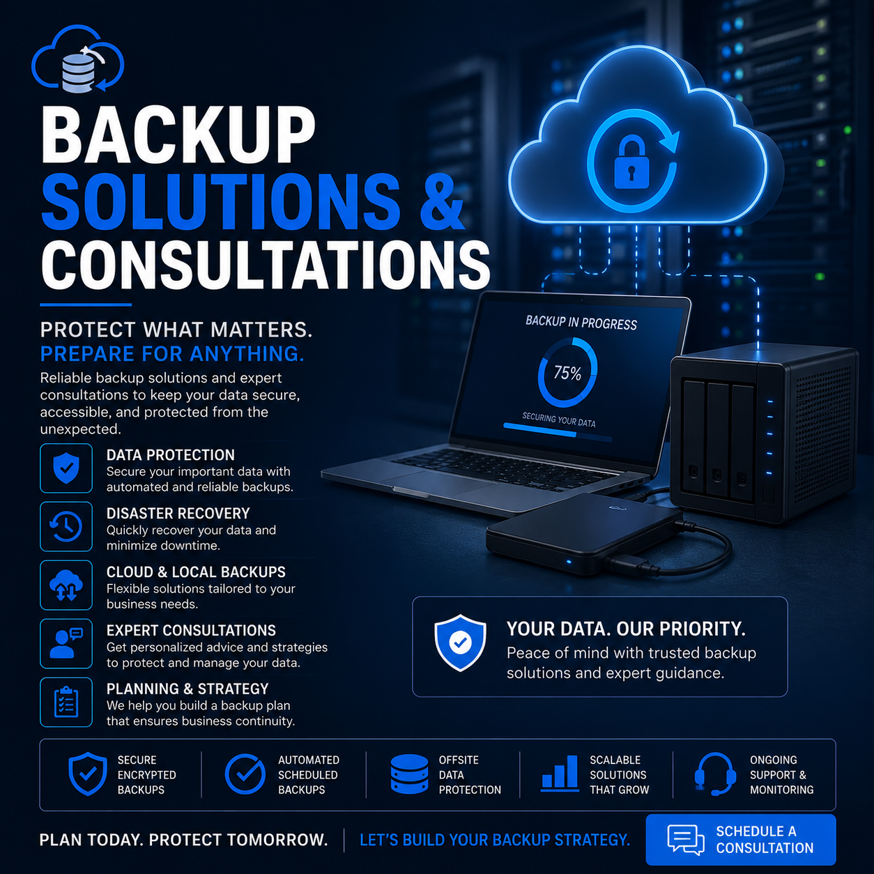 Backup Solutions Consultation Service poster