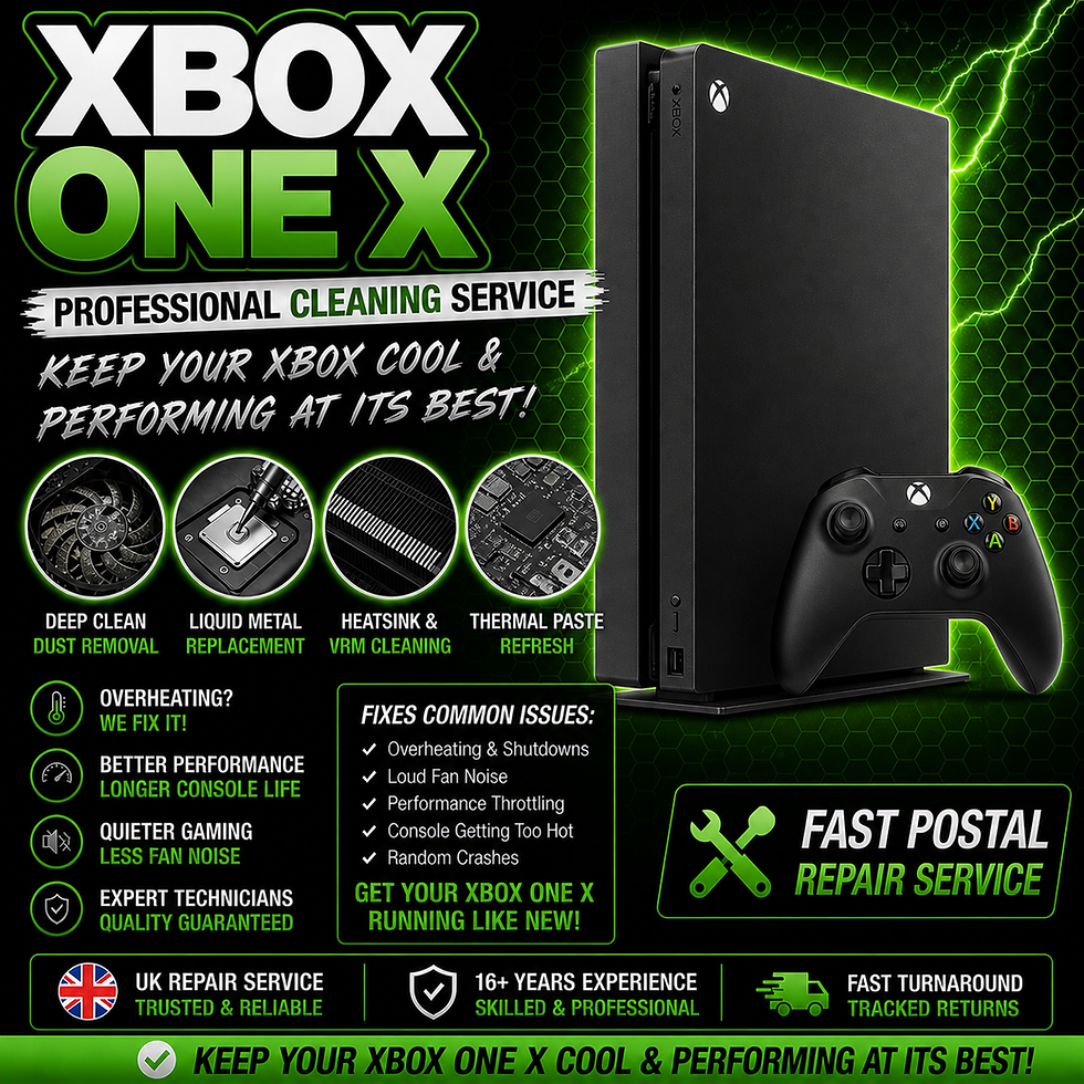Thumbnail: Xbox One X Service MOT Poster