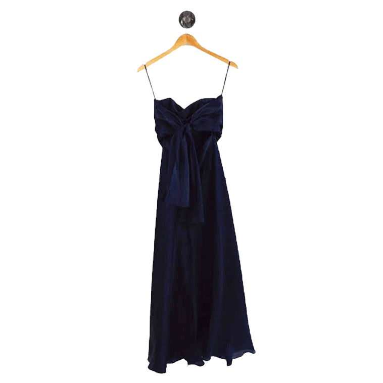 Thumbnail: Jackie Rodgers Strapless Silk Gown #174-2