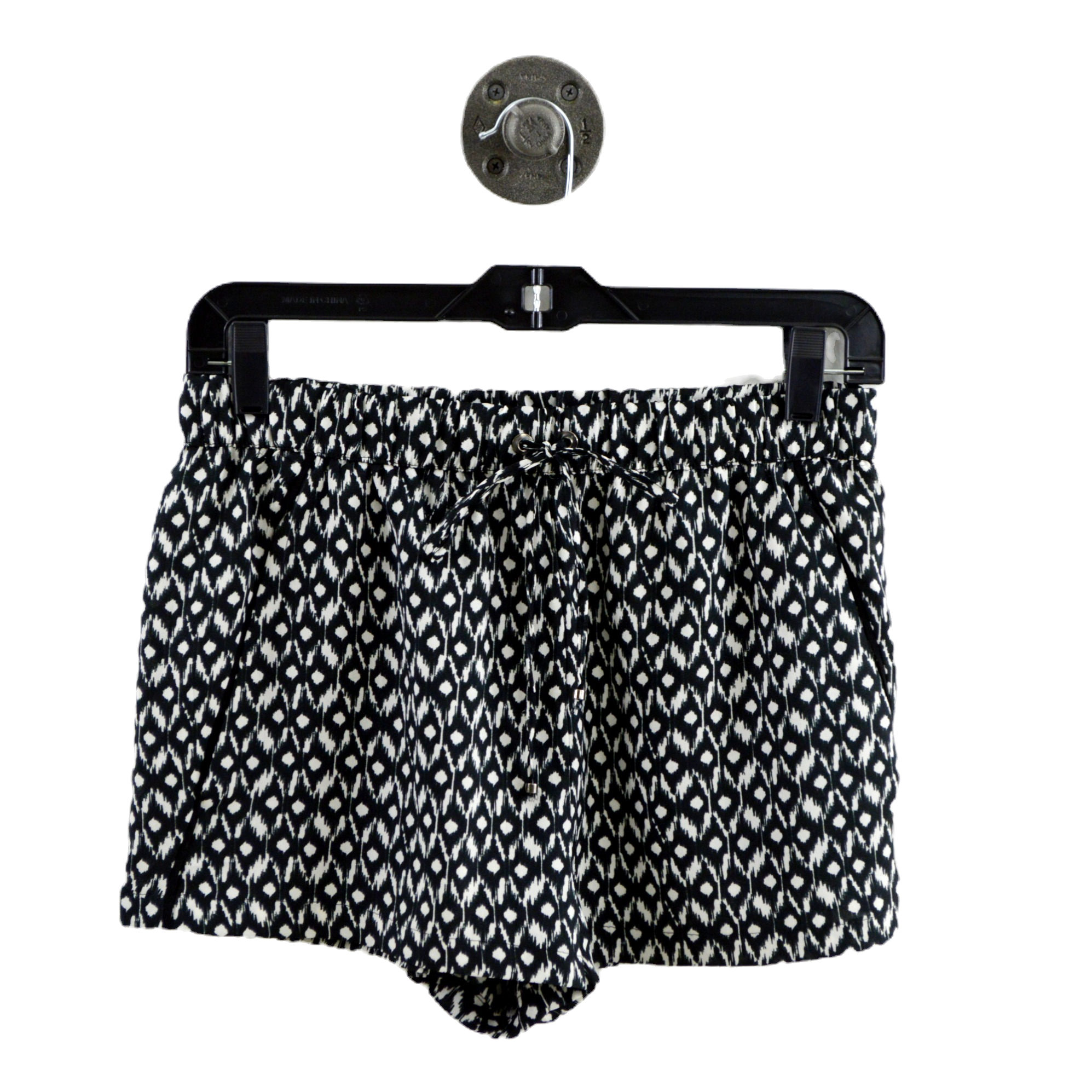 Zara Silk Tie Front Shorts #123-1244