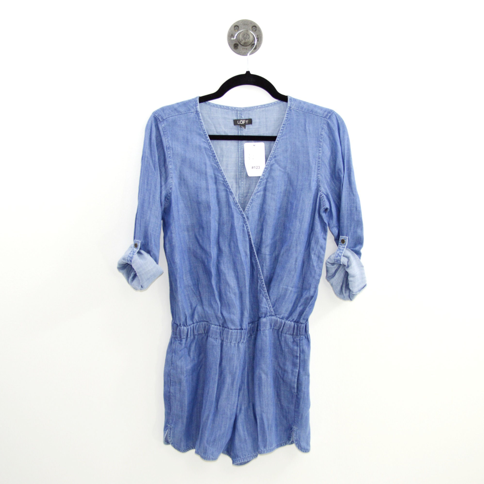 Loft Deep V-Neck Romper #123-1067