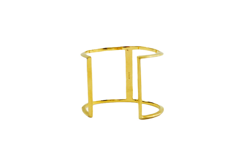 Thumbnail: J. Crew gold cuff bracelet #220-9