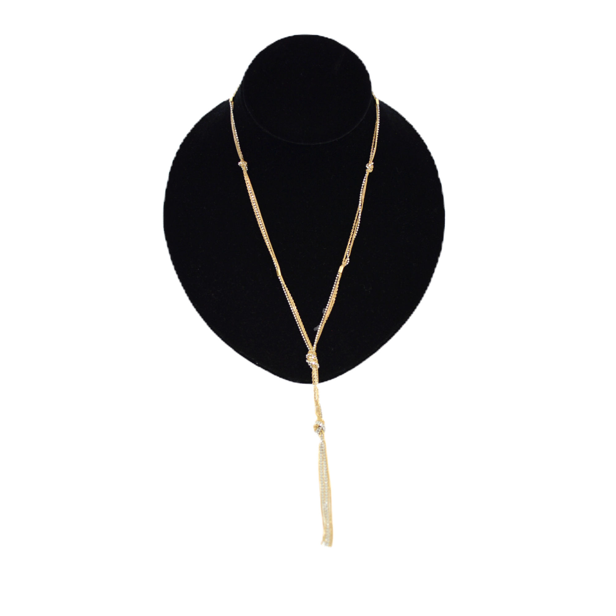 Knotted Y necklace #217-99