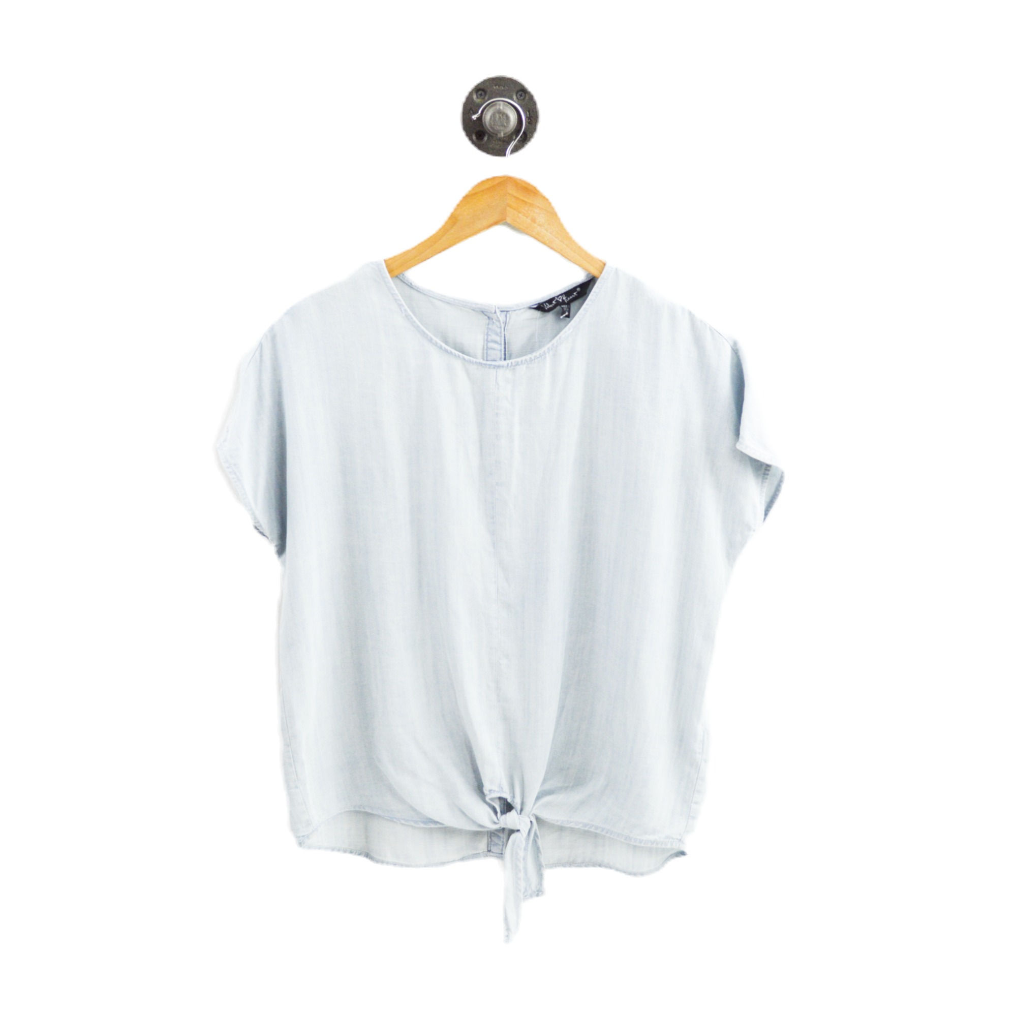 Velvet Heart Chambray Top #123-531
