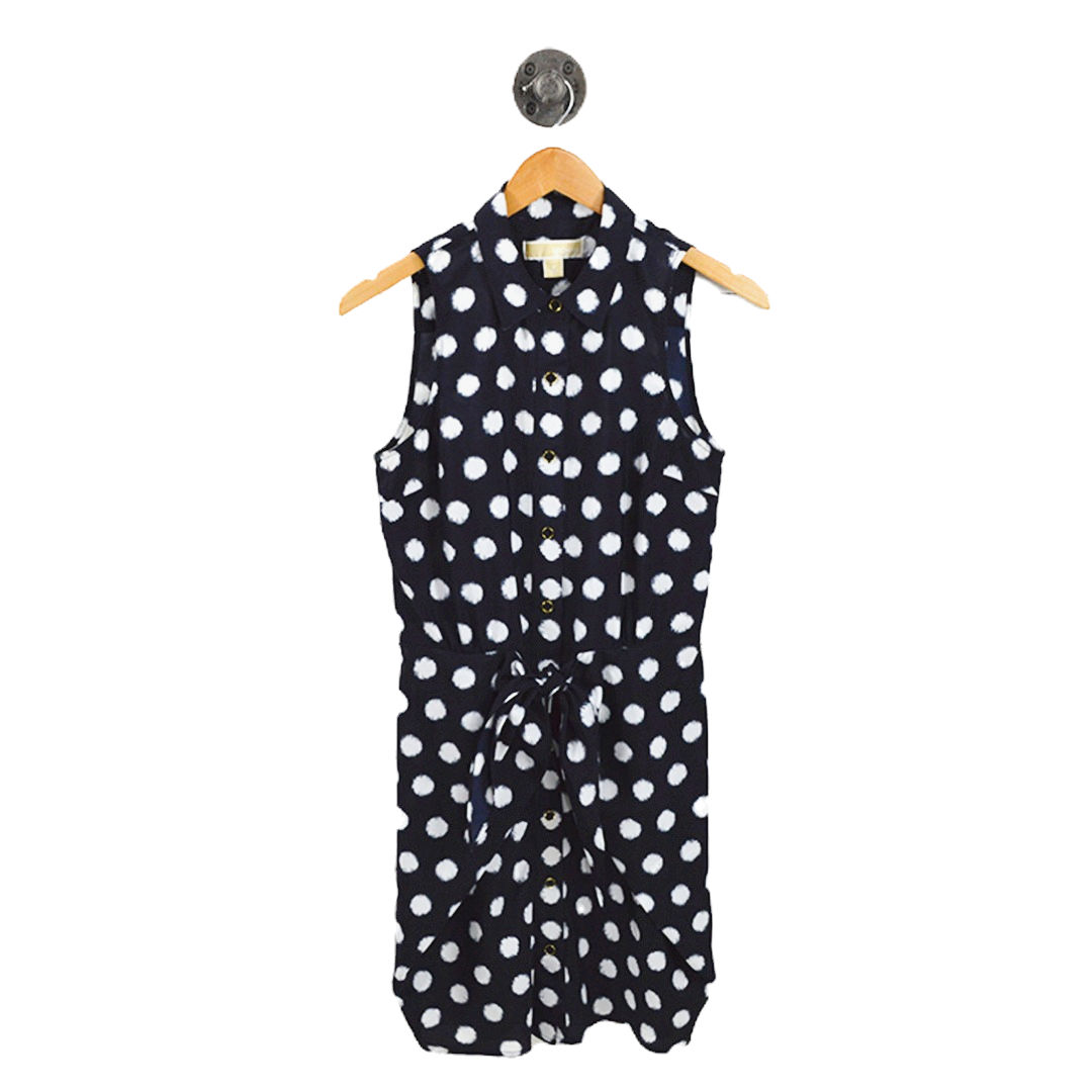 Michael Kors Button Down Polka Dot Dress #150-3099