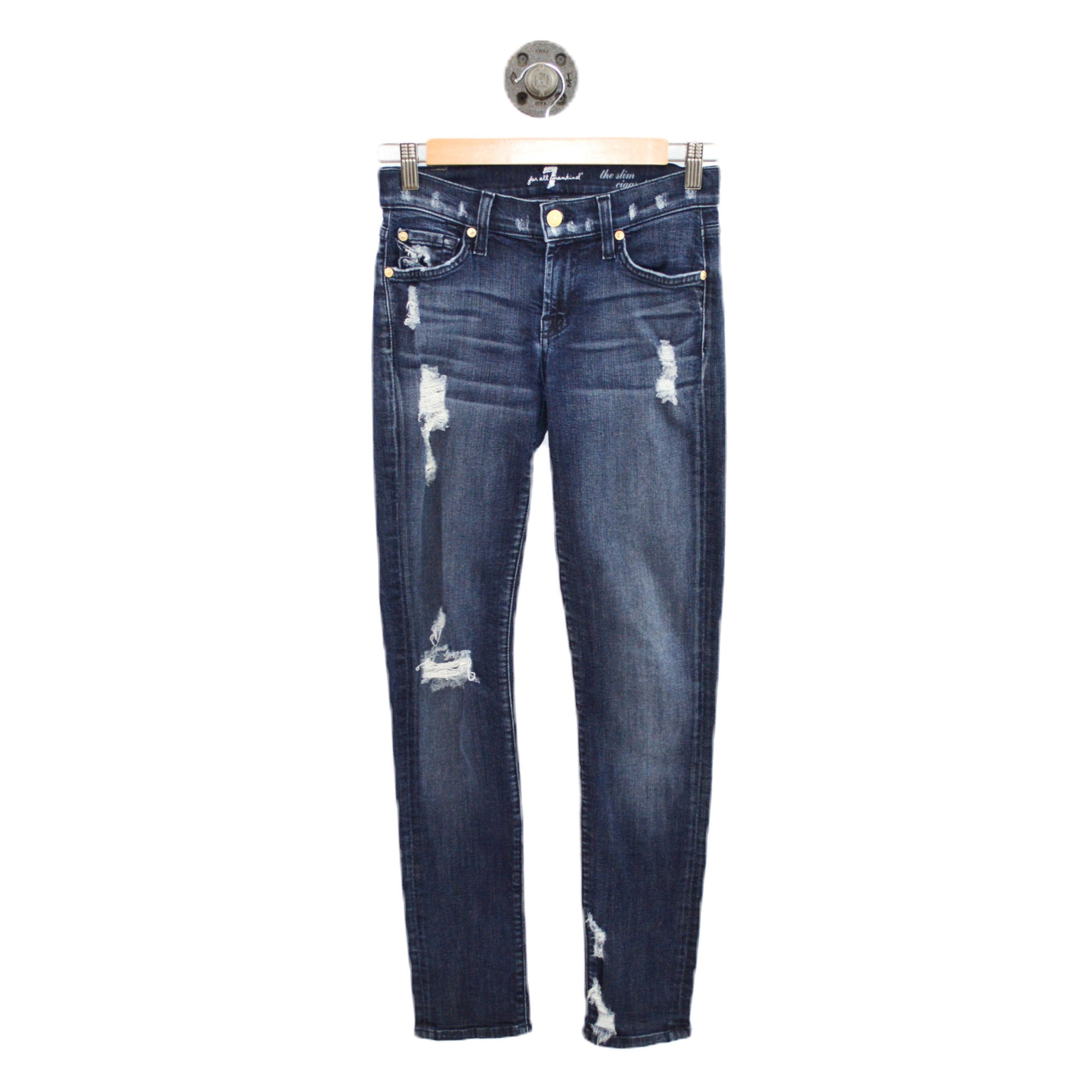 7 For All Mankind Slim Cigarette Jeans #100-67