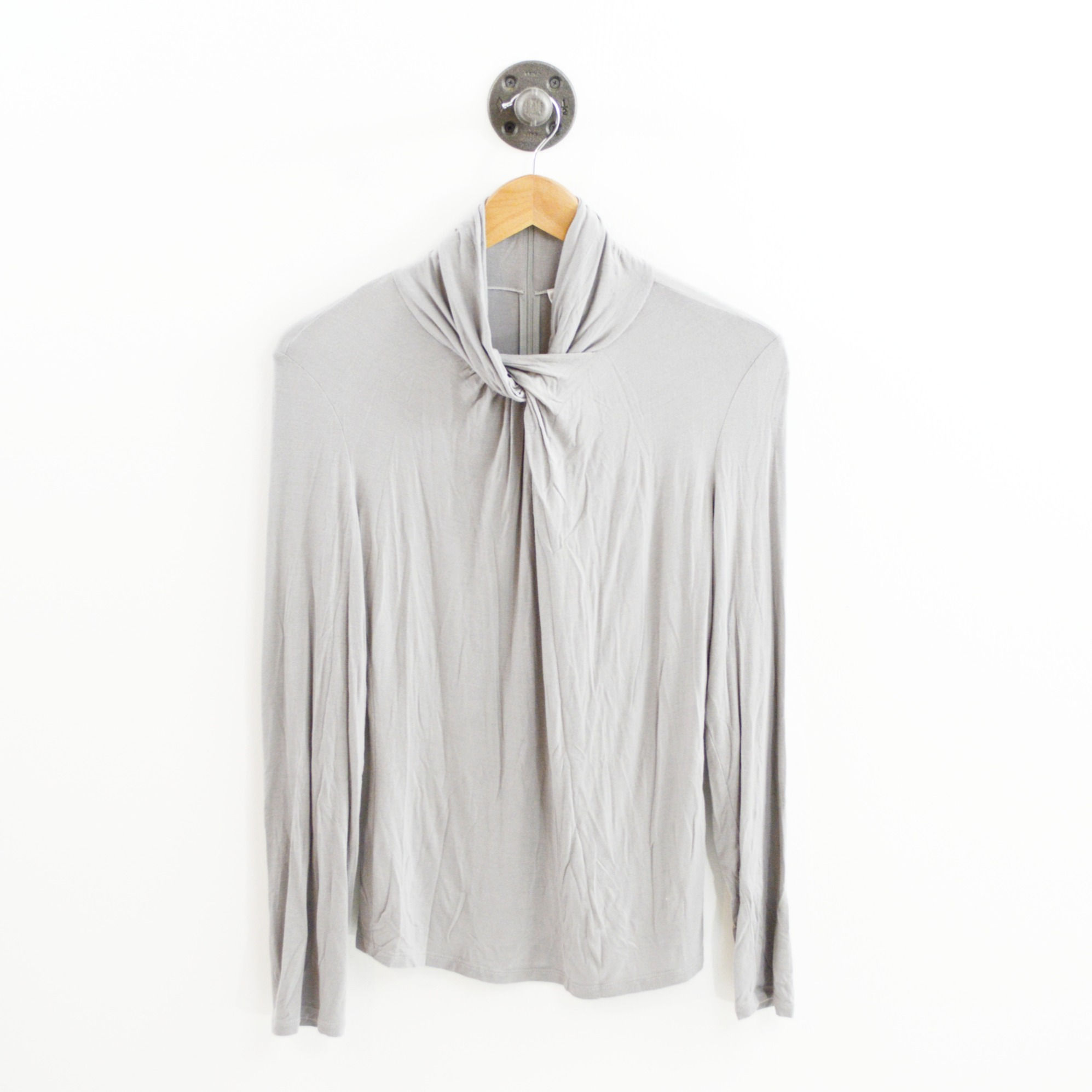 Armani Collezioni Mock Knot Neckline Top #170-487