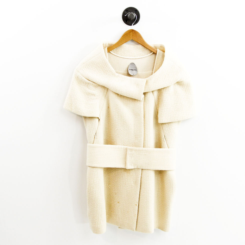 Ports Belted Wool Jacket #189-41