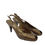 Thumbnail: Bruno Magli Vintage Pepp Toe Metallic Pump #170-1979
