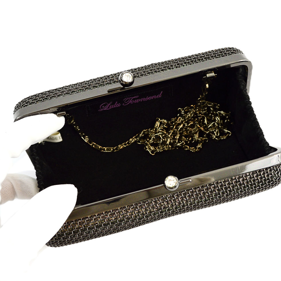 Thumbnail: Lulu Townsend Chain Metal Evening Bag #101-93