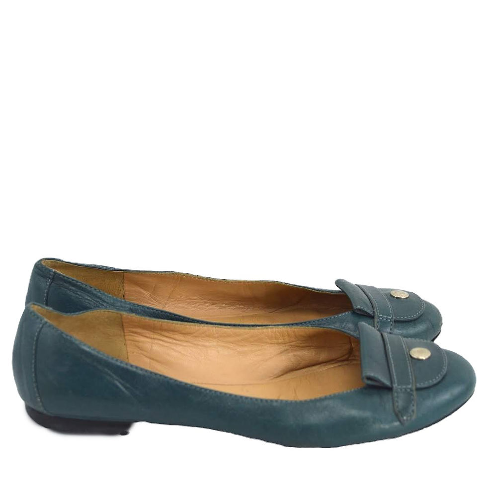 Thumbnail: Longchamp Leather Flats #150-75