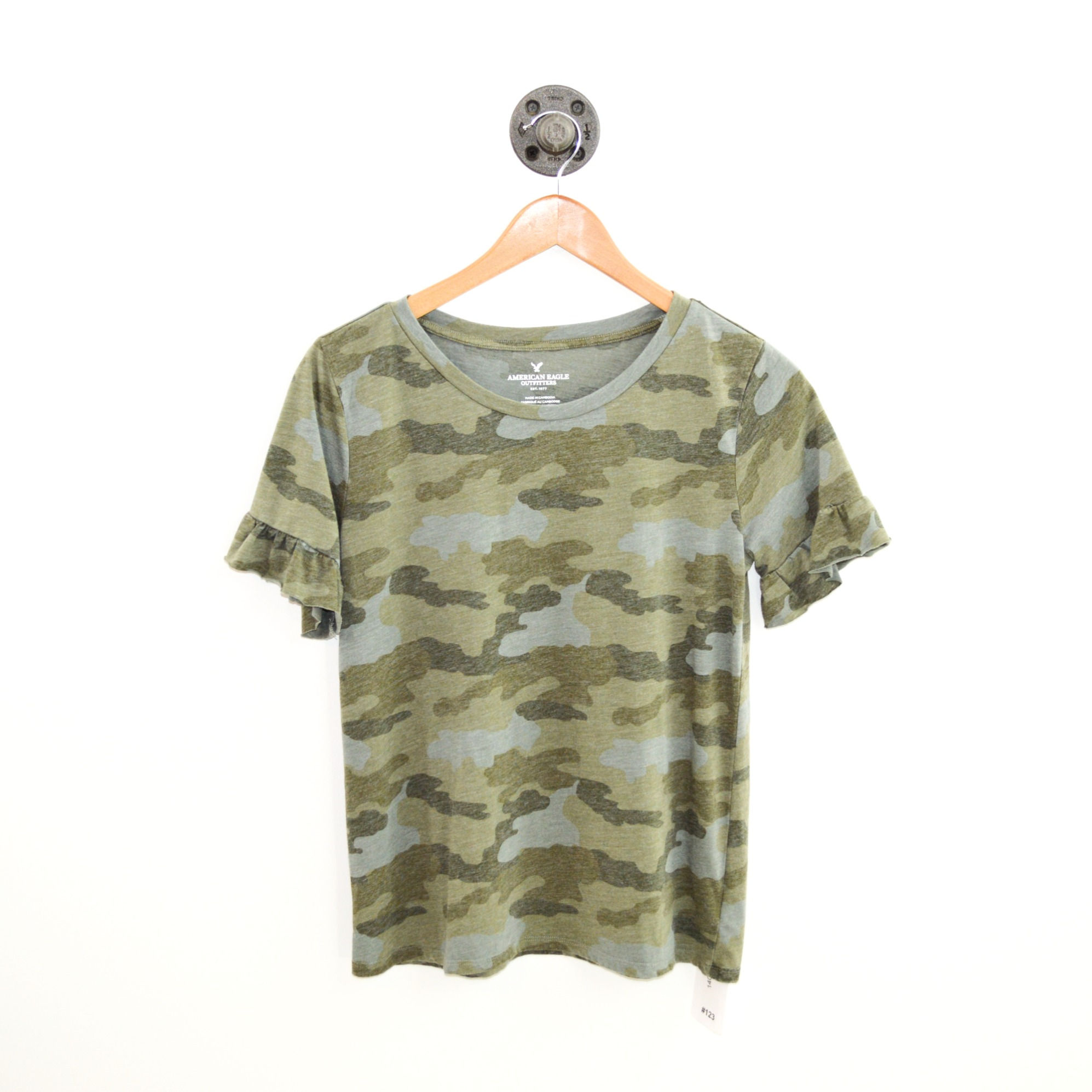 American Eagle Outfitters Army Fatigue T-Shirt #123-1409