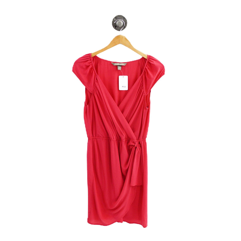 Charlie Jade Silk Wrap Front Dress #123-527