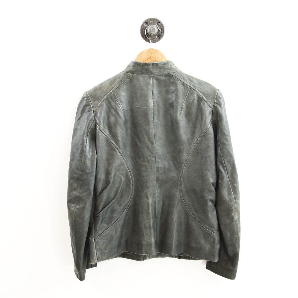 Thumbnail: Eli Tahari Leather Jacket #146-18