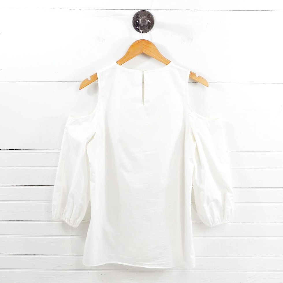 Thumbnail: Tibi Cold Shoulder Blouse #126-76
